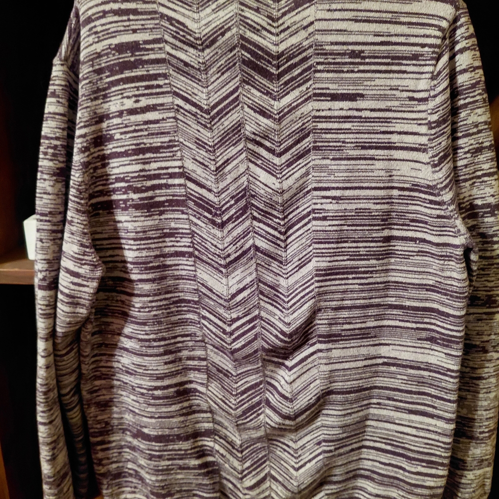 Anne Klein Ladies Brown and Gray Crewneck lightweight Sweater Xlg STRETCHY, COZY